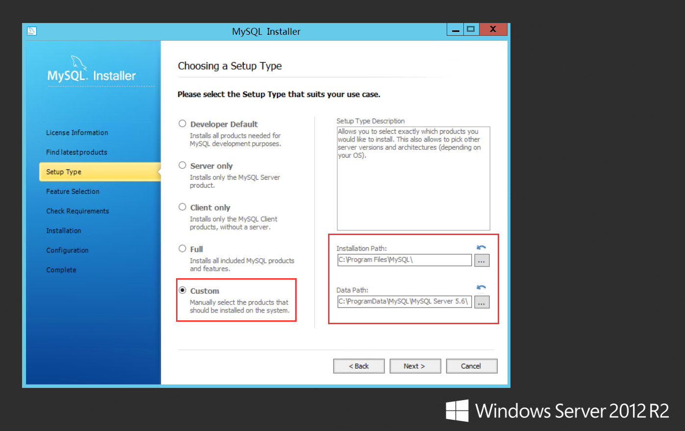 Windows Server 2012 配置指南 之 MySQL环境搭建篇