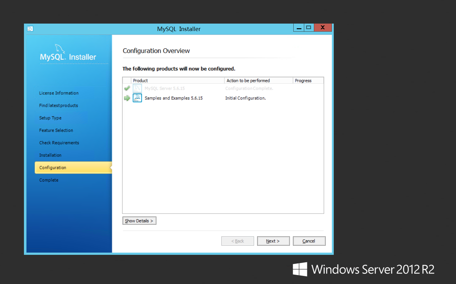 Windows Server 2012 配置指南 之 MySQL环境搭建篇