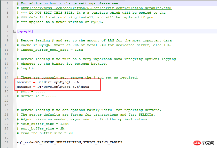 詳解介紹MySQL5.6.31 winx64.zip安裝配置的圖文教程