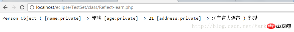 Detailed code examples of PHP reflection technology (pictures and texts)