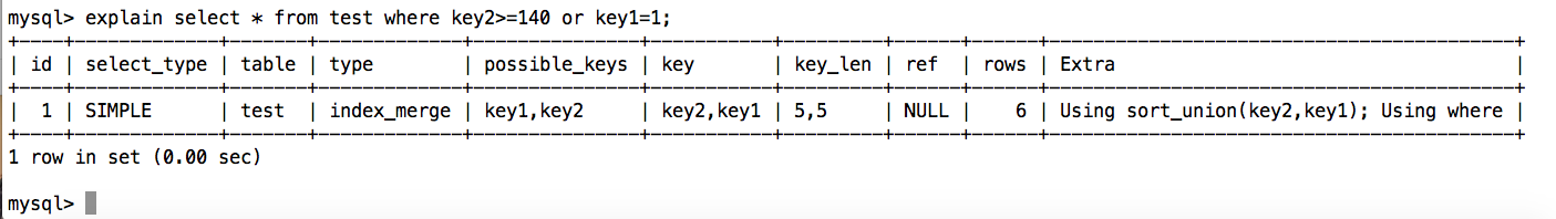 mysql索引合并:一條sql可以使用多個(gè)索引-小浪學(xué)習(xí)網(wǎng)