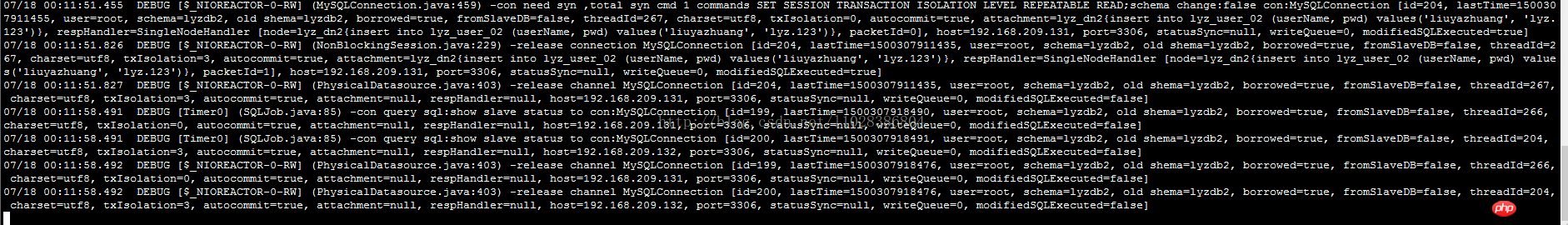 Mycat讀寫分離在MySQL主從復制基礎上實現的實例
