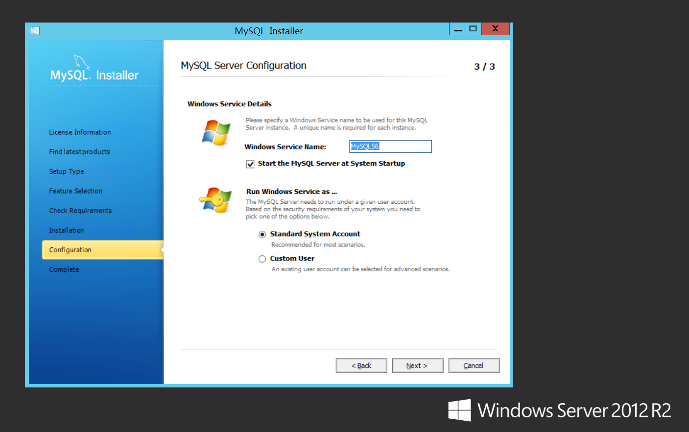 Windows Server 2012 配置指南 之 MySQL环境搭建篇