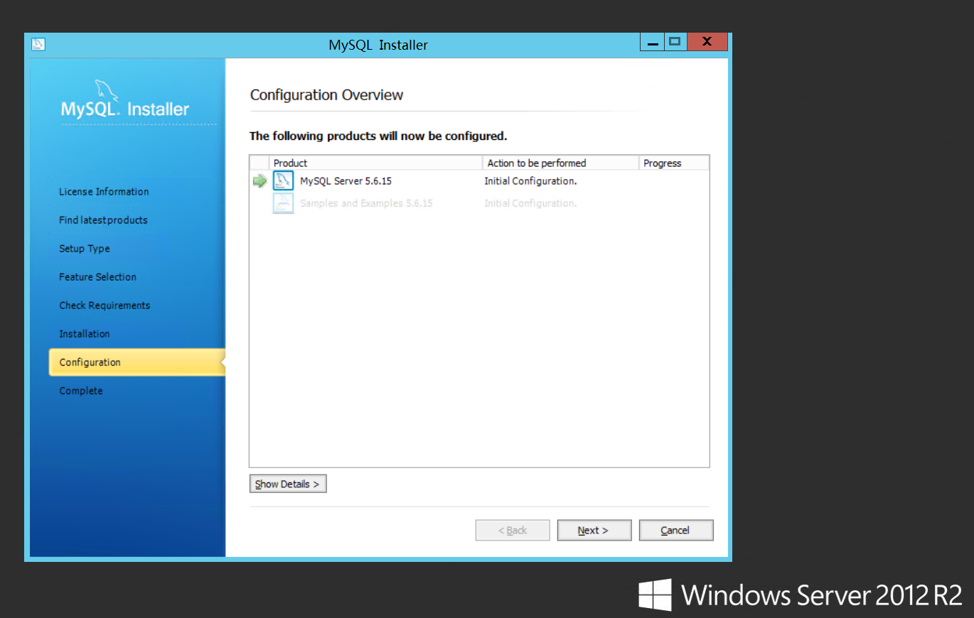 Windows Server 2012 配置指南 之 MySQL环境搭建篇