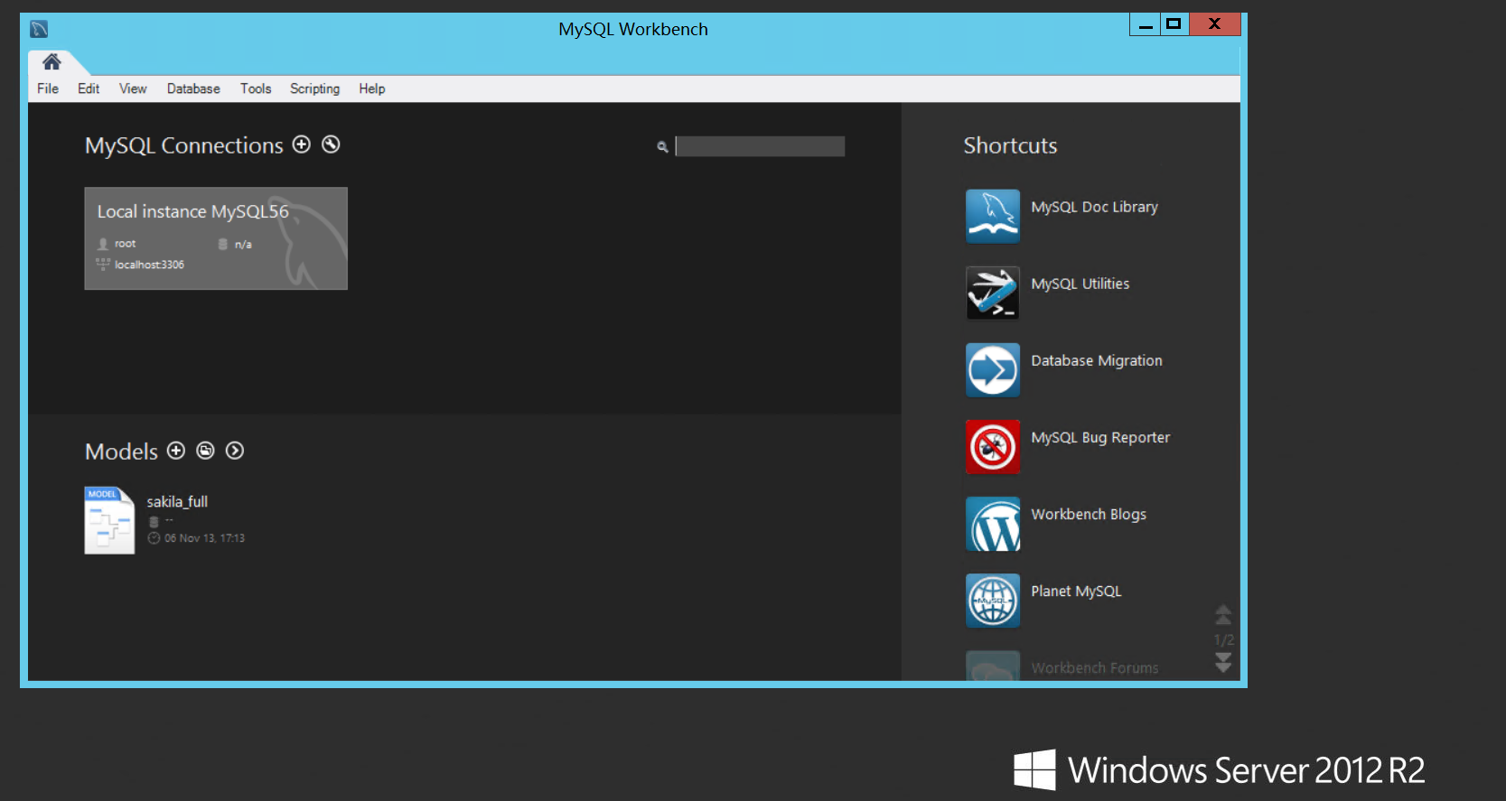 Windows Server 2012 配置指南 之 MySQL环境搭建篇