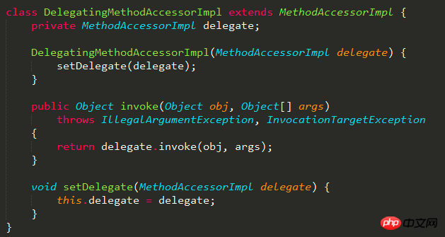 DelegatingMethodAccessorImpl