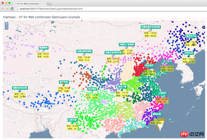 详解html5网络拓扑图整合openlayers实现gis地图应用 图 h5教程 php中文网