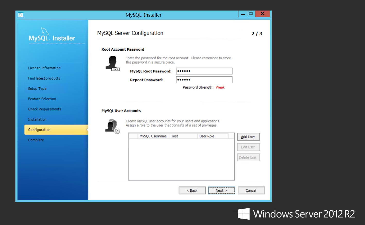 Windows Server 2012 配置指南 之 MySQL环境搭建篇