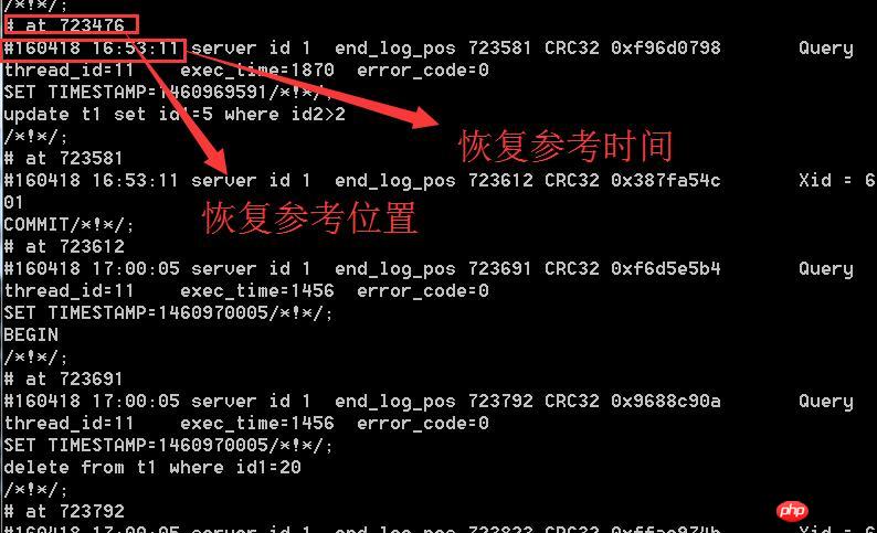 MySQL的備份與恢復詳解