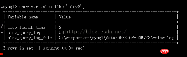 mysql慢查日志的詳情介紹
