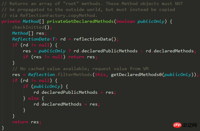 privateGetDeclaredMethods