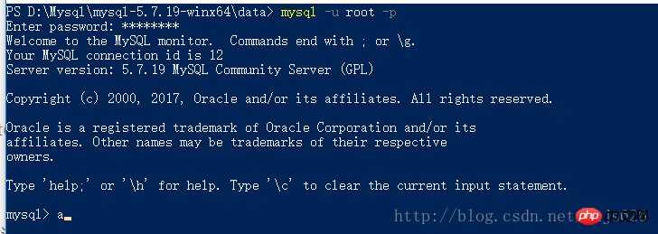 mysql5.7.19在windows10下的安装配置以及图文教程