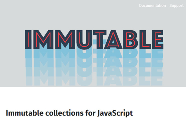 Code examples using Immutable.js for small program development