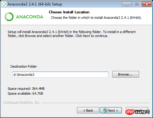 Explication détaillée des exemples d'installation d'Anaconda et Python sur Windows