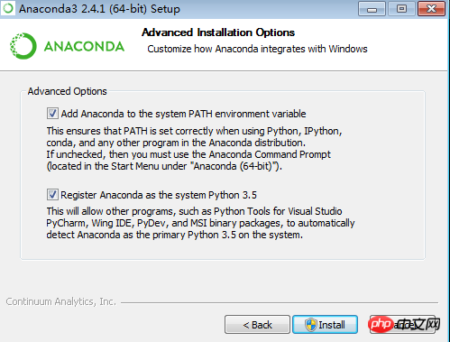 Explication détaillée des exemples d'installation d'Anaconda et Python sur Windows