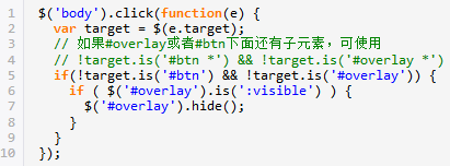 Klicken Sie in jQuery auf eine beliebige Stelle außer dem angegebenen Bereich, um die DIV-Funktion auszublenden