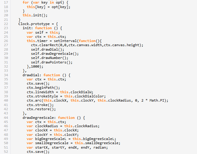 JS+canvas繪製的動態機械錶動畫效果