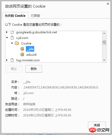 セッションおよびCookieセッション制御の詳細を説明する