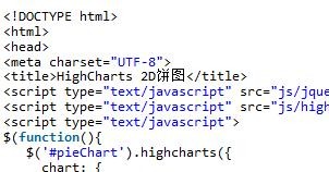 jQuery 플러그인 HighCharts 그리기 2D 원형 차트 효과 예제 공유