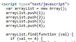 JavaScript find方法不支持IE如何解决
