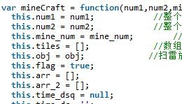 js-Code zur Implementierung von Minesweeper