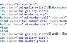 微信小程序MUI数字输入框效果的实现方法