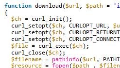 PHP télécharge les images distantes et les enregistre dans le code local