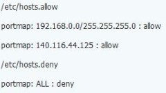 Beispielfreigabe für die Sicherheitshärtung des Linux-NFS-Dienstes