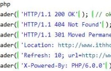 PHP header头部定义详解