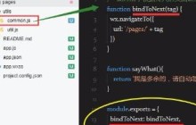 微信小程序之js文件的外部引用实例