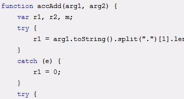 Exemple d'implémentation d'addition, soustraction, multiplication et division précises à l'aide de JS