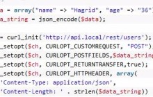 PHP如何使用curl提交json格式数据