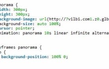 CSS3如何实现全景图