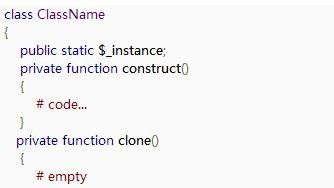 Explication détaillée de l'utilisation du mode PHP singleton et du mode usine