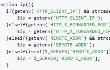 php使用IP匹配城市信息的方法