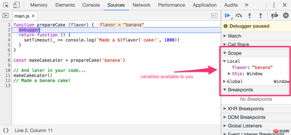 JavaScriptのスコープとクロージャの詳細な説明
