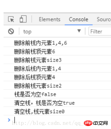 Implementierung des Codes für die gemeinsame Nutzung von JS-Stack-, Warteschlangen- und verknüpften Listendatenstrukturen