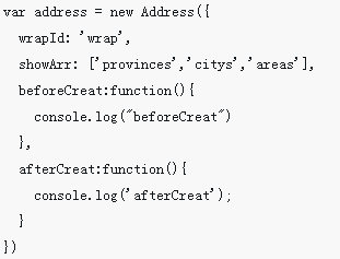 js province and city three-level linkage code