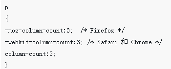 CSS3 method to implement waterfall flow layout