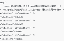 CSS的checkbox效果使用详解