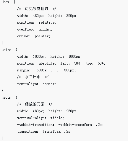 用CSS3實現滑鼠浮動放大圖片