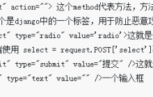 django控件及传参使用详解