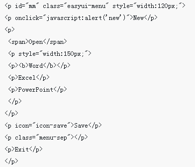 jQuery EasyUI外掛程式怎麼建立選單連結按鈕