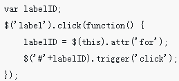 jquery implémente la fonction de cliquer sur l'étiquette pour déclencher l'événement de zone de texte