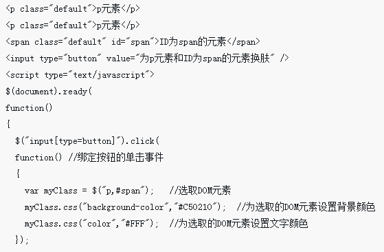 Explication détaillée de l'utilisation de la méthode de sélection composée jQuery