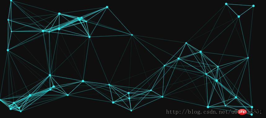 Detailed explanation of creating dynamic particle grid animation with Canvas