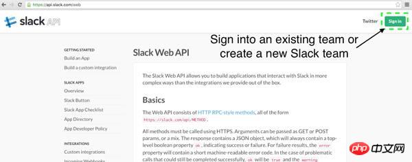 Detailed example of how to implement a chatbot using Python+Slack API