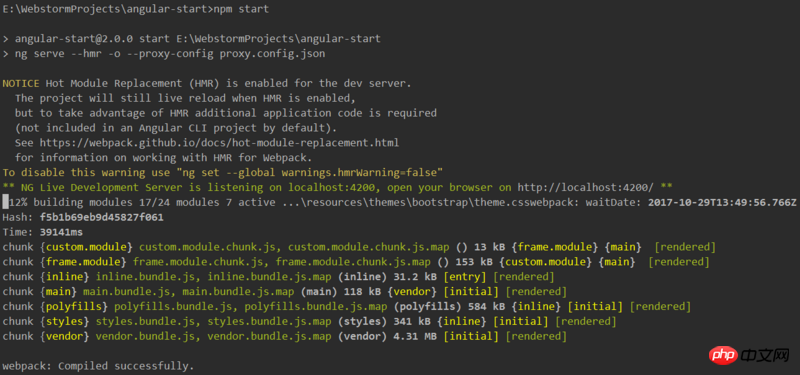 Angular development practice (1): environment preparation and framework construction