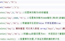 php redis 操作手册