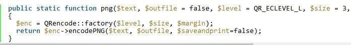 PHP基于phpqrcode类生成二维码的方法详解